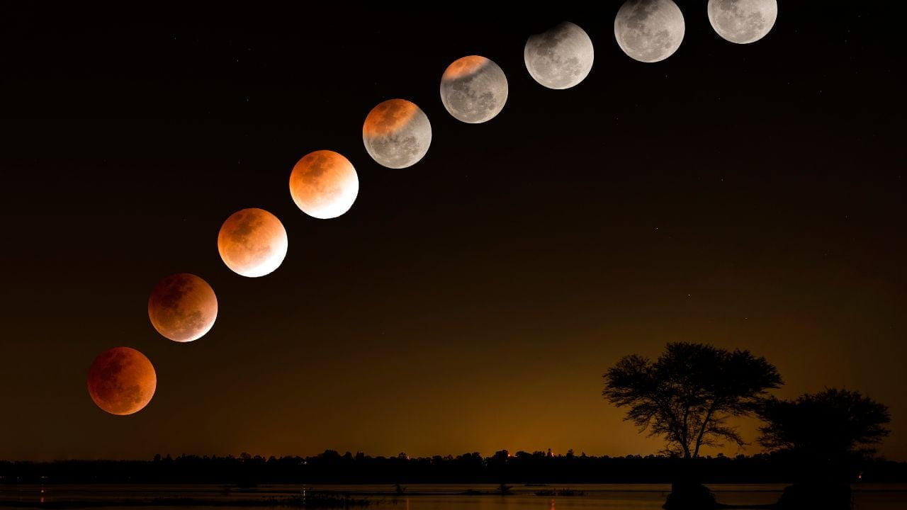 Full Moon Lunar Eclipse in Vishakha