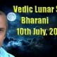 Vedic Lunar Scope Video - Bharani 10th July, 2015