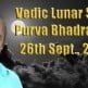 Vedic Lunar Scope Video - Purva Bhadrapada 26th September, 2015