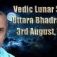 Vedic Lunar Scope Video - Uttara Bhadrapada 3rd August, 2015